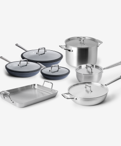 13-Piece Mixed Metal Cookware Set