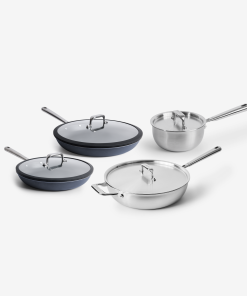 8-Piece Mixed Metal Cookware Set