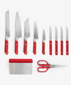 11-Piece Knife Set (ACUTO440) - Red
