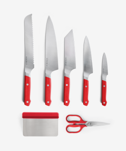 7-Piece Knife Set (ACUTO440) - Red
