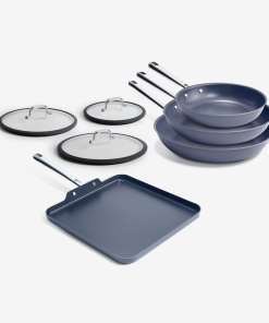 Deeper Carbon Nonstick™ Complete Set + Glass Lids