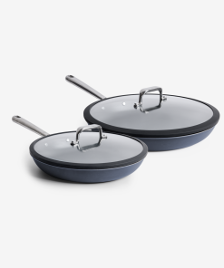 10 + 12 Carbon Nonstick™ Frying Pan + Glass Lids