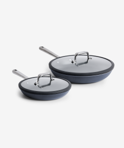 8 + 10 Carbon Nonstick™ Frying Pan + Glass Lids