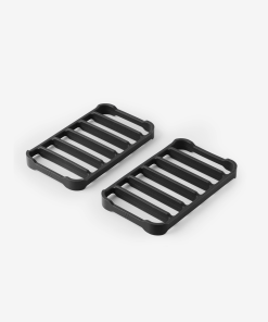 Silicone Roasting Racks - 2 Pack - Black