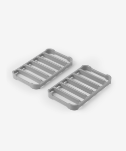 Silicone Roasting Racks - 2 Pack - Gray