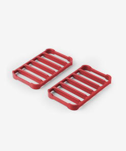 Silicone Roasting Racks - 2 Pack - Red
