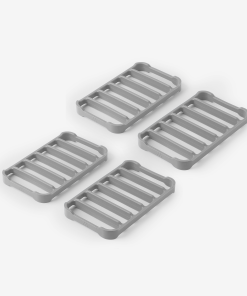 Silicone Roasting Racks - 4 Pack - Gray