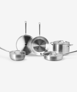 9-Piece Stainless Steel Cookware Set